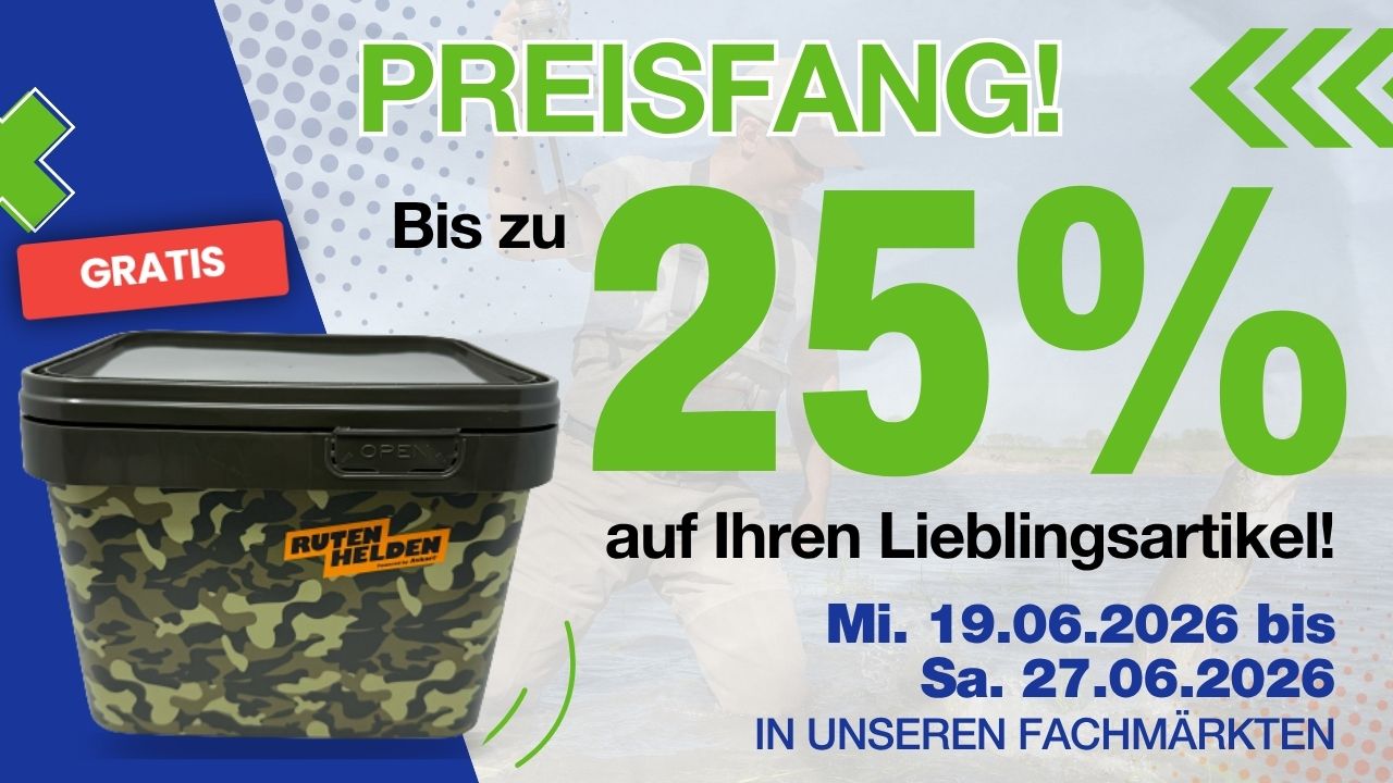 Preisfang im Fachmarkt! Bis 25% Rabatt!